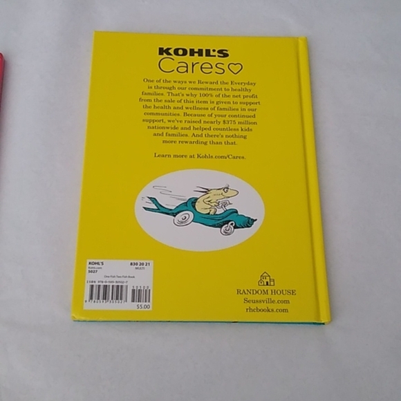 Corduroy + One Fish, Two Fish, Red Fish, Blue Fish Hardback Kohl's Cares Books - Picture 5 of 7